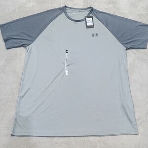 Under Armour Men's Two-Tone Gray Tee